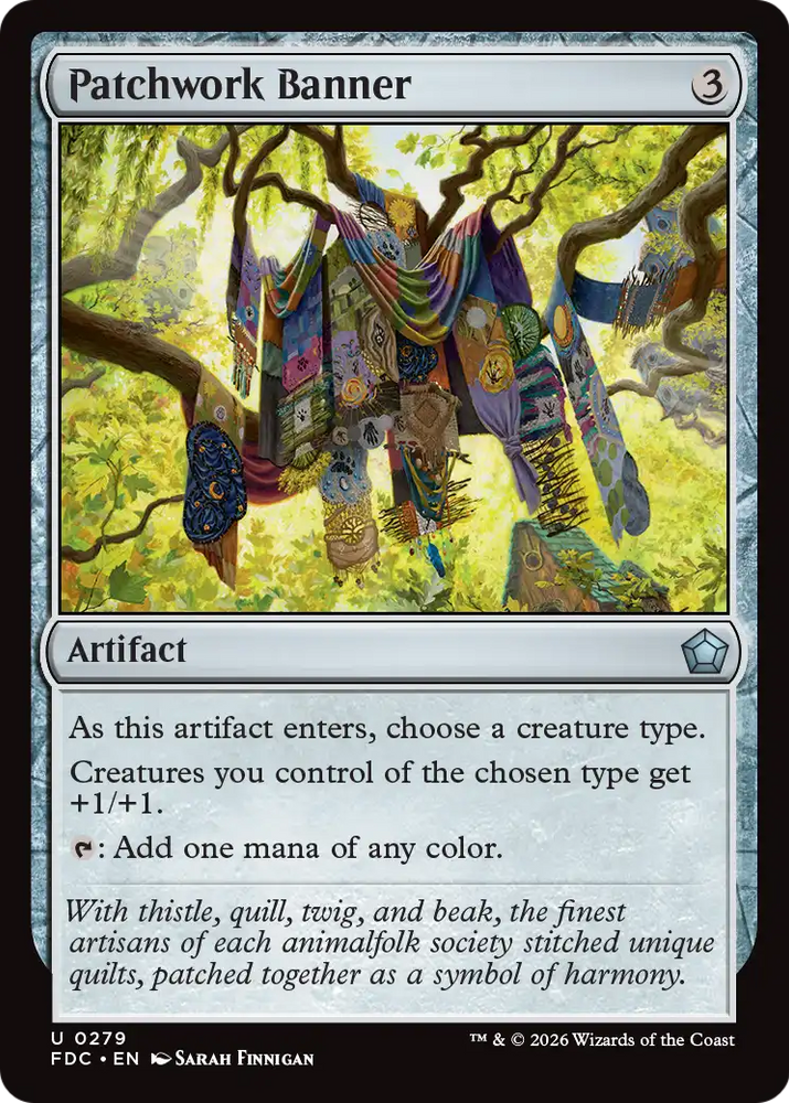 Patchwork Banner [Foundations Commander] Magic: The Gathering