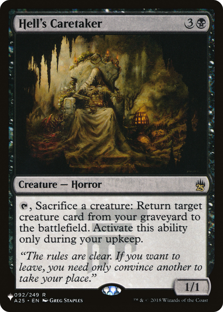 Hell's Caretaker [The List] Magic: The Gathering