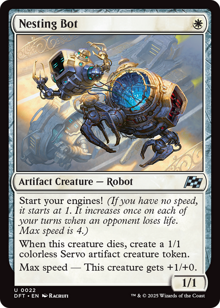 Nesting Bot [Aetherdrift] Magic: The Gathering