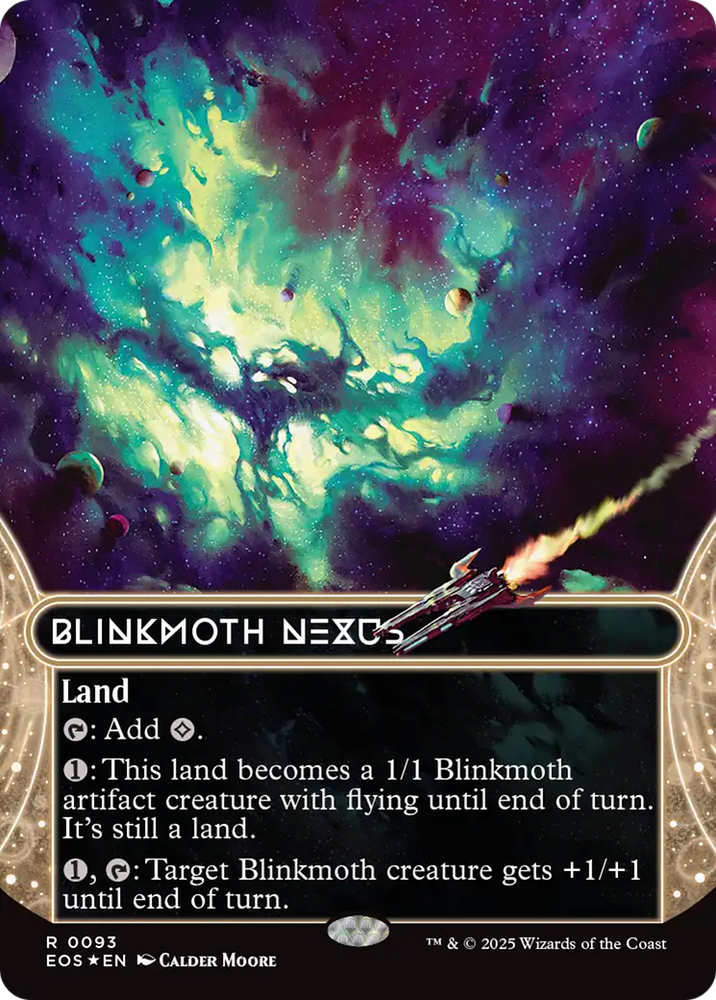 Blinkmoth Nexus (0093) (Borderless) (Galaxy Foil) [Edge of Eternities: Stellar Sights] Magic: The Gathering