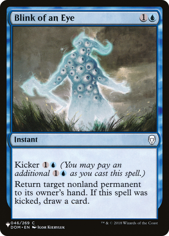 Blink of an Eye [The List] Magic: The Gathering