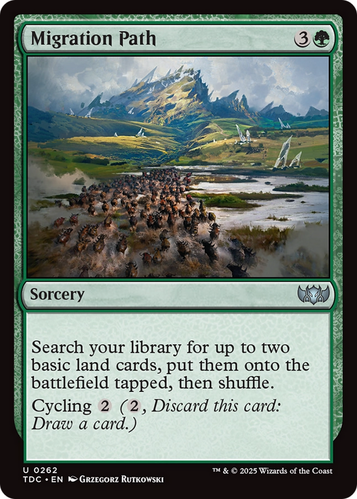 Migration Path [Tarkir: Dragonstorm Commander] Magic: The Gathering