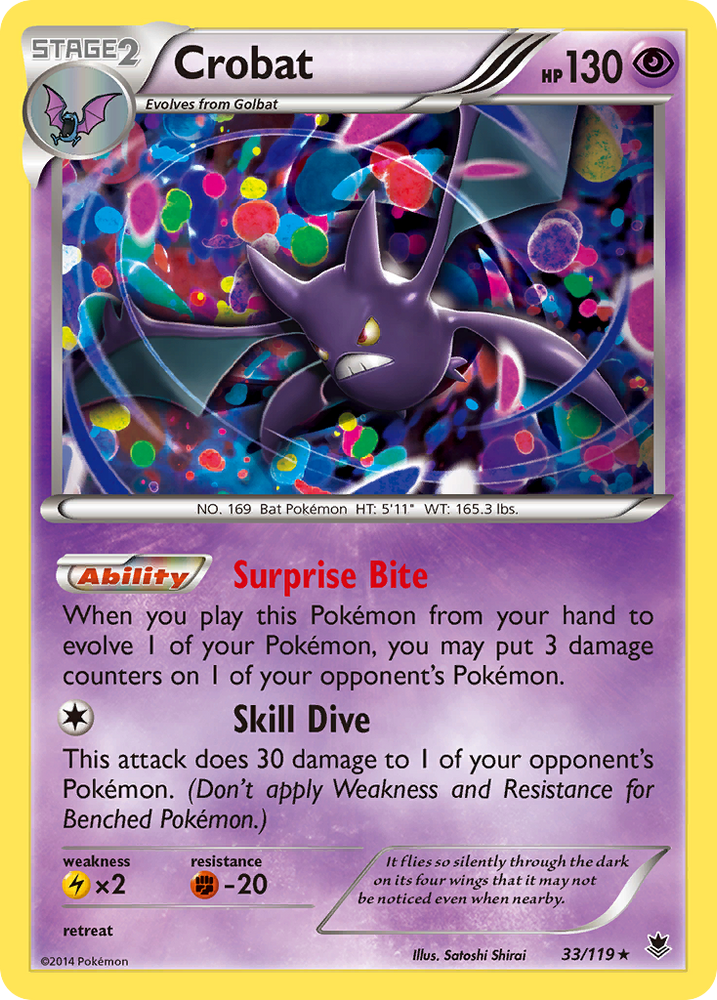 Crobat (33/119) [XY: Phantom Forces] Pokémon