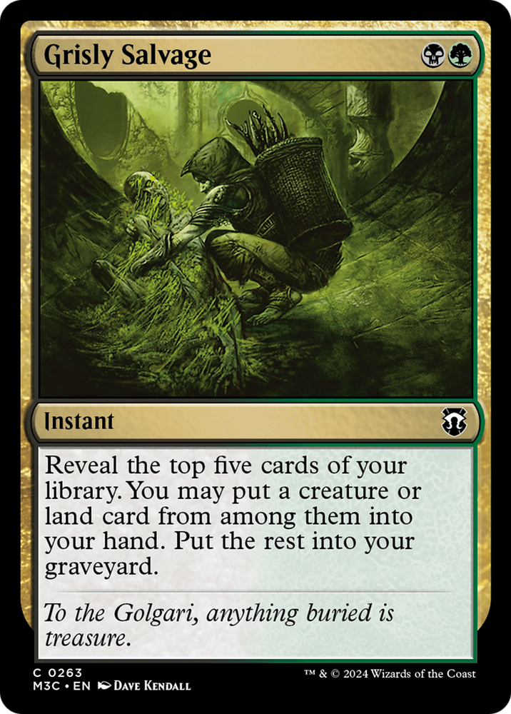 Grisly Salvage [Modern Horizons 3 Commander] Magic: The Gathering