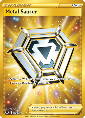 Metal Saucer (214/202) [Sword & Shield: Base Set] Pokémon