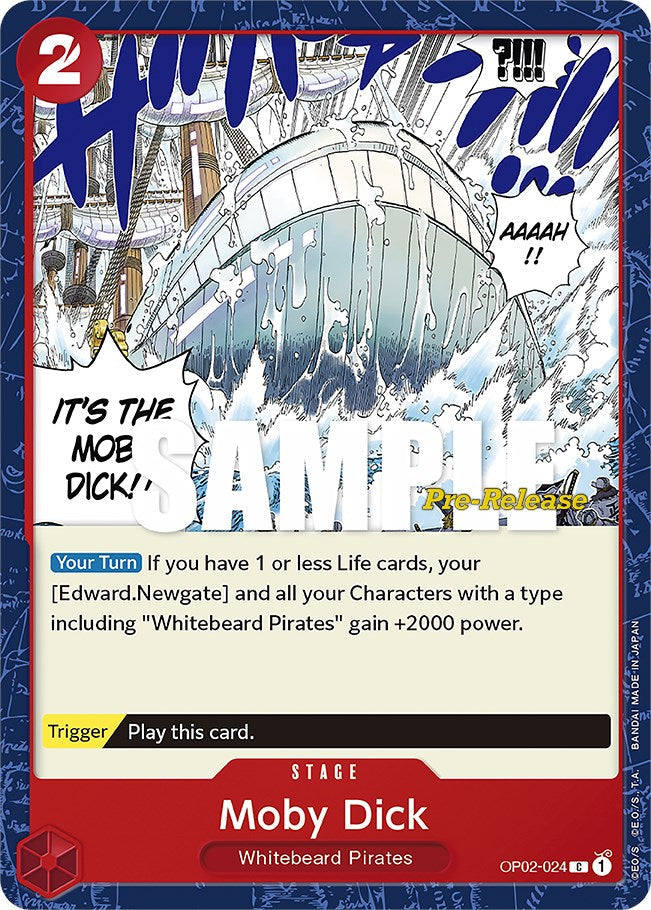 Moby Dick [Paramount War Pre-Release Cards] Bandai