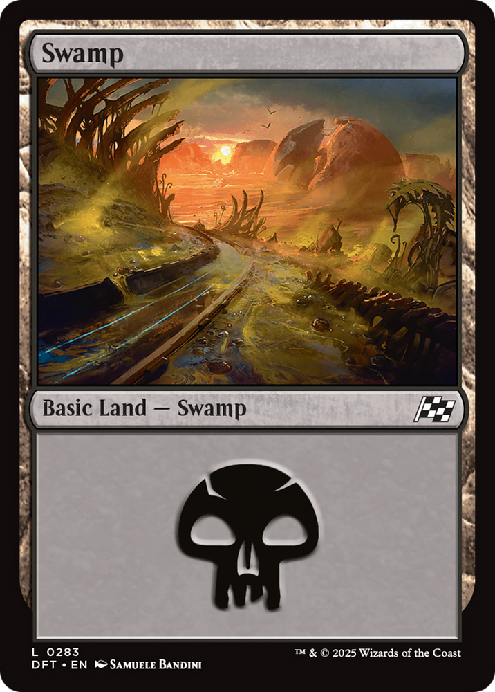 Swamp (0283) [Aetherdrift] Magic: The Gathering