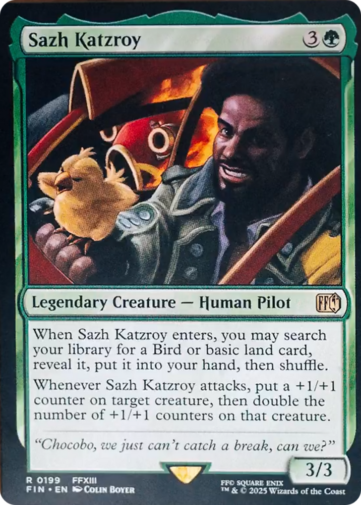 Sazh Katzroy [FINAL FANTASY] Magic: The Gathering