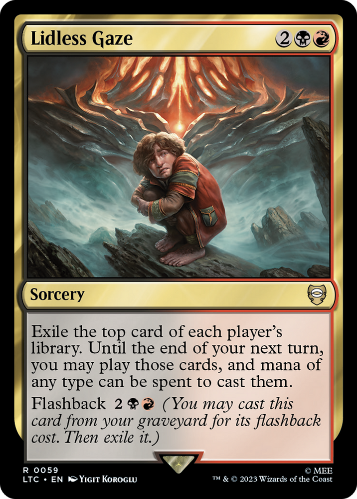 Lidless Gaze [The Lord of the Rings: Tales of Middle-Earth Commander] Magic: The Gathering