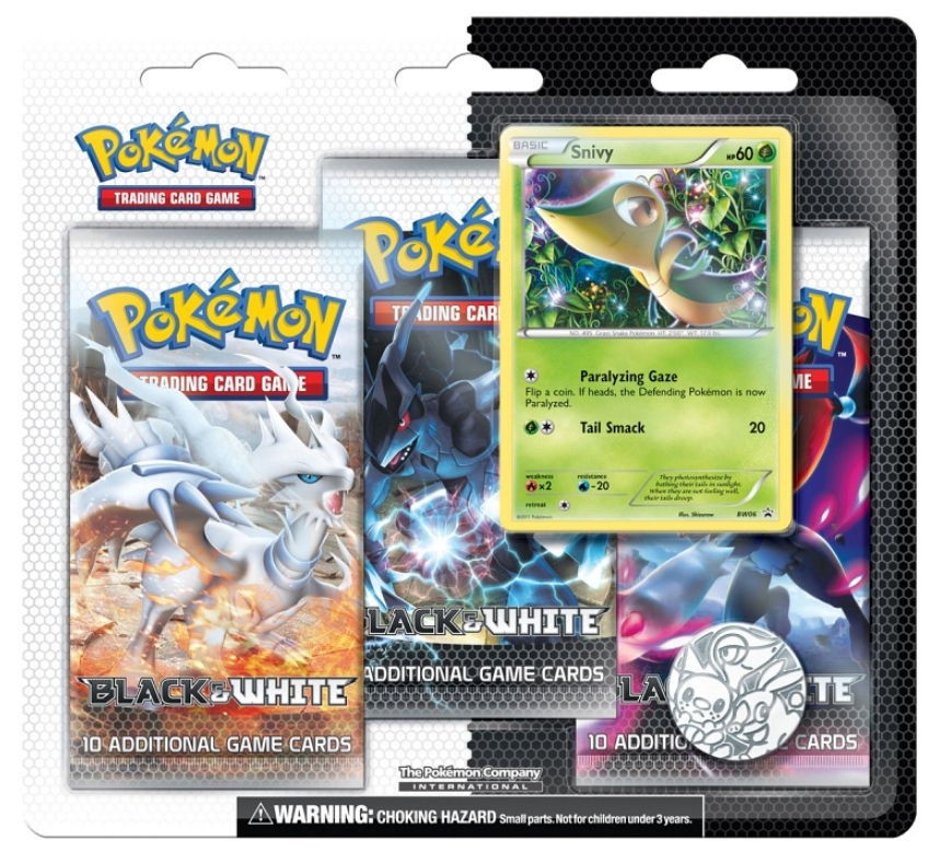 Black & White - 3-Pack Blister (Snivy) Pokémon