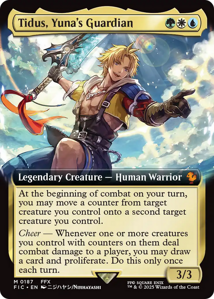 Tidus, Yuna's Guardian (Extended Art) [FINAL FANTASY Commander] Magic: The Gathering