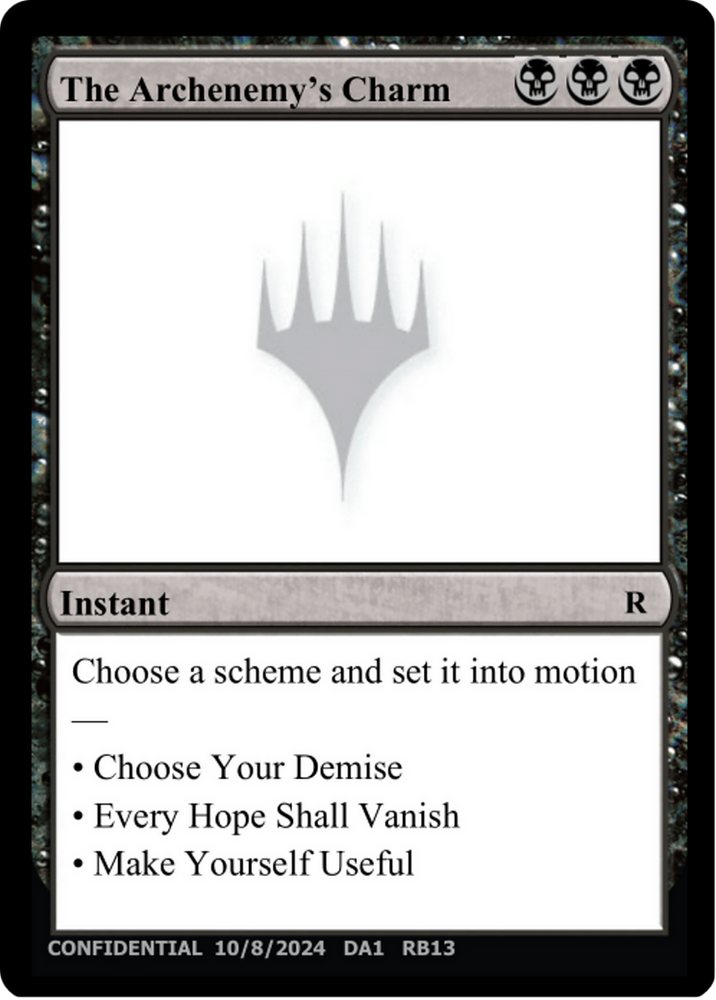 The Archenemy's Charm [Unknown Event] Magic: The Gathering