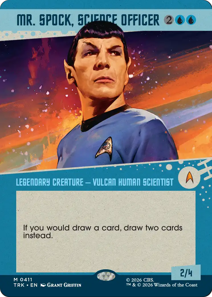 Mr. Spock, Science Officer (Showcase) [Star Trek] Magic: The Gathering