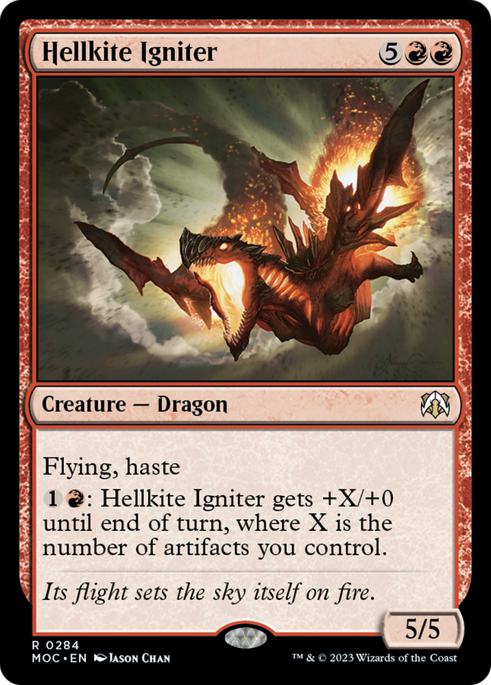Hellkite Igniter [March of the Machine Commander] Magic: The Gathering