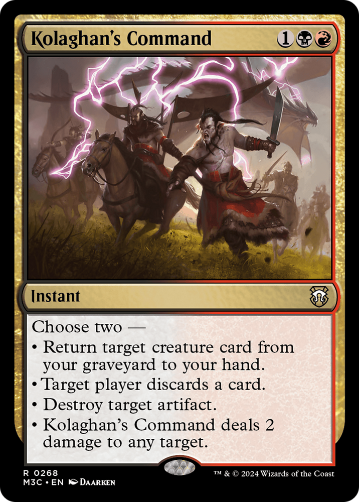 Kolaghan's Command [Modern Horizons 3 Commander] Magic: The Gathering