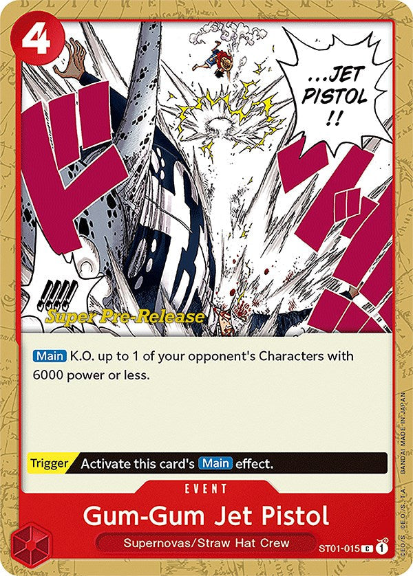 Gum-Gum Jet Pistol [Super Pre-Release Starter Deck: Straw Hat Crew] Bandai