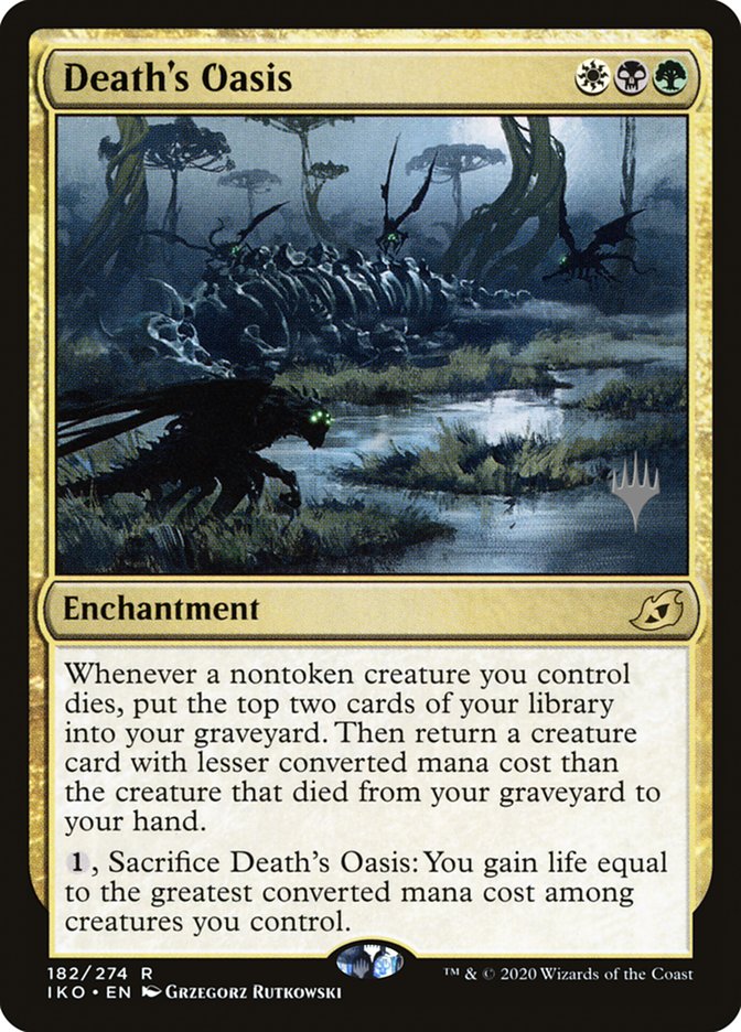 Death's Oasis (Promo Pack) [Ikoria: Lair of Behemoths Promos] Magic: The Gathering