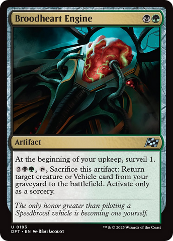 Broodheart Engine [Aetherdrift] Magic: The Gathering