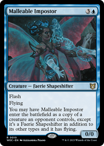 Malleable Impostor [Wilds of Eldraine Commander] Magic: The Gathering