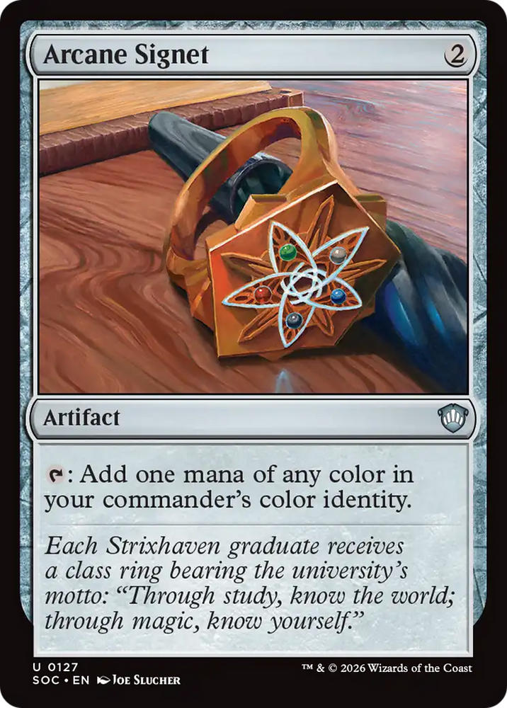 Arcane Signet [Secrets of Strixhaven Commander] Magic: The Gathering