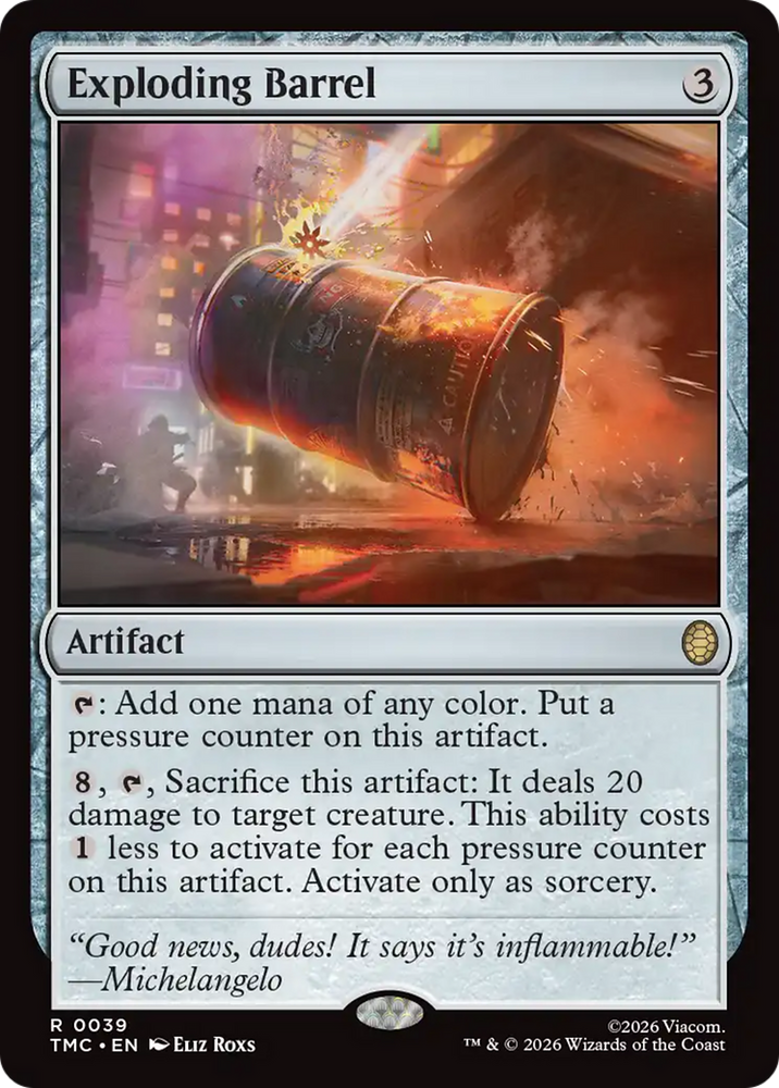 Exploding Barrel [Teenage Mutant Ninja Turtles Commander] Magic: The Gathering