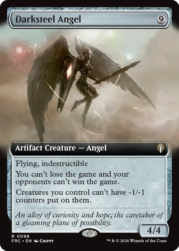 Darksteel Angel (Extended Art) [Star Trek Commander] Magic: The Gathering