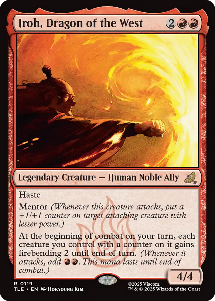 Iroh, Dragon of the West [Avatar: The Last Airbender: Eternal-Legal] Magic: The Gathering