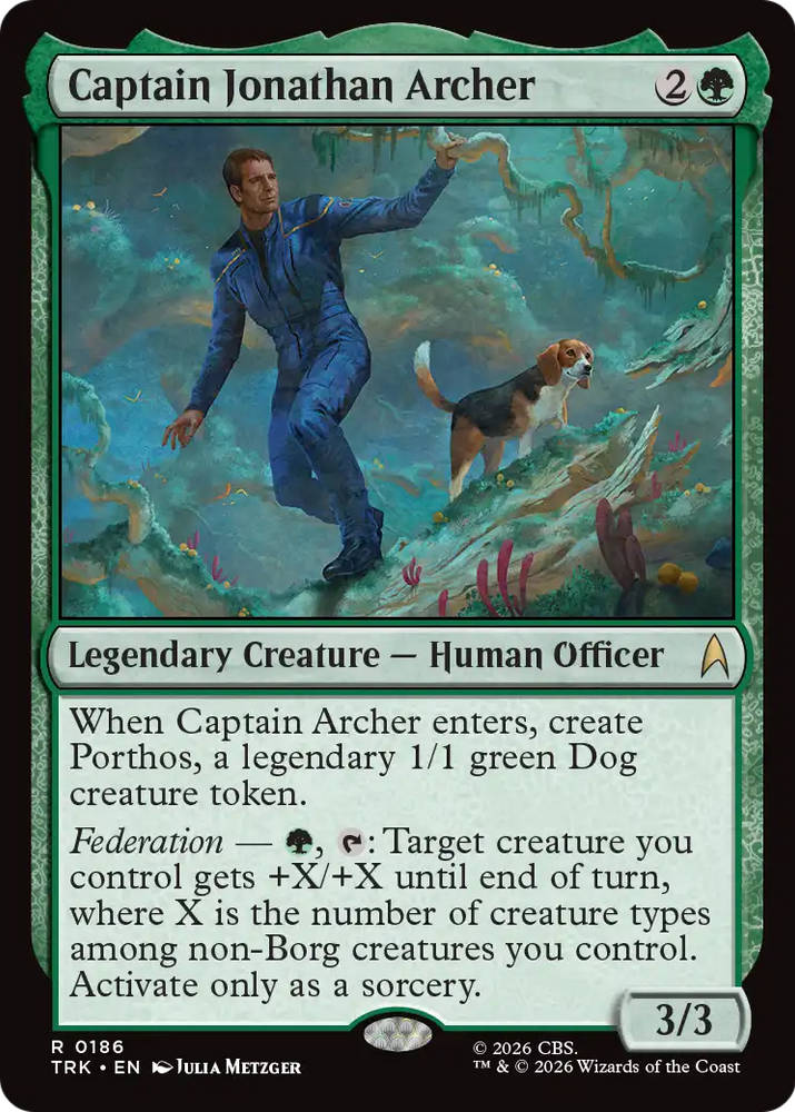 Captain Jonathan Archer [Star Trek] Magic: The Gathering