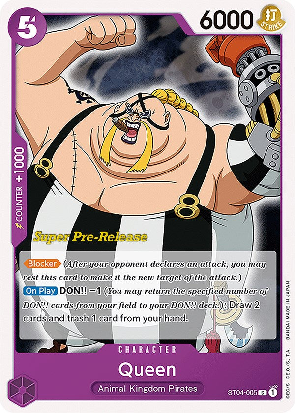 Queen [Super Pre-Release Starter Deck: Animal Kingdom Pirates] Bandai