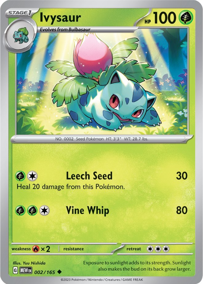 Ivysaur (002/165) [Scarlet & Violet 151] Pokémon