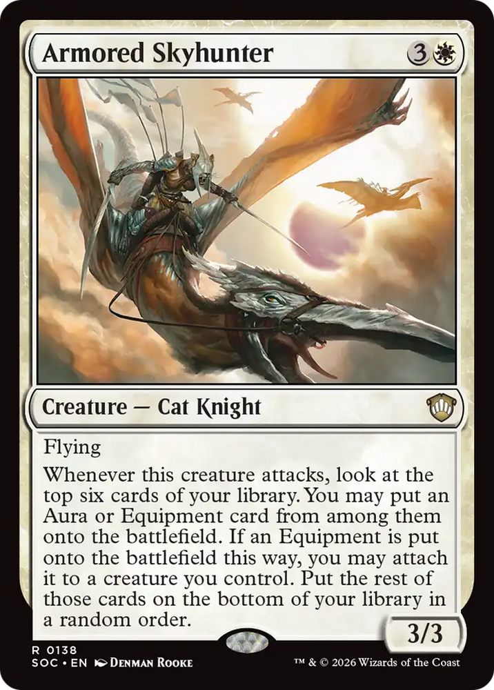 Armored Skyhunter [Secrets of Strixhaven Commander] Magic: The Gathering