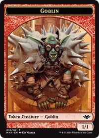 Goblin (010) // Bear (011) Double-Sided Token [Modern Horizons Tokens] Magic: The Gathering