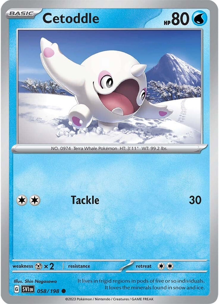 Cetoddle (058/198) [Scarlet & Violet: Base Set] Pokémon