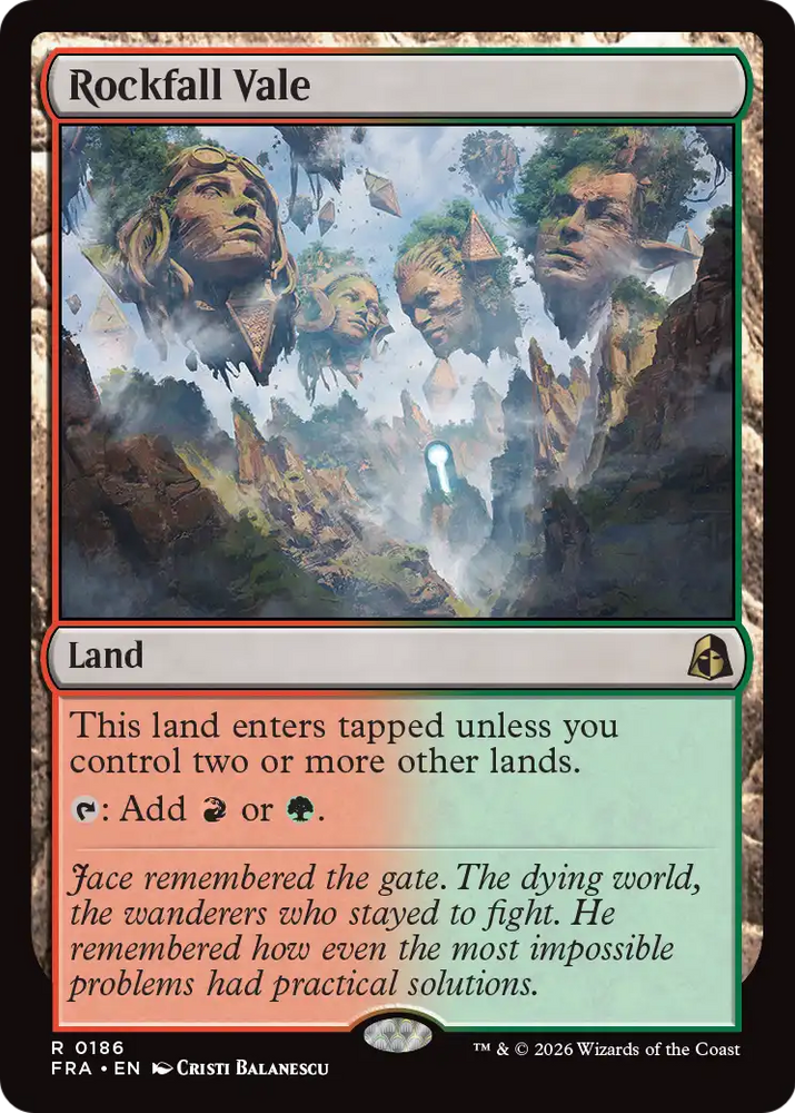Rockfall Vale [Reality Fracture] Magic: The Gathering