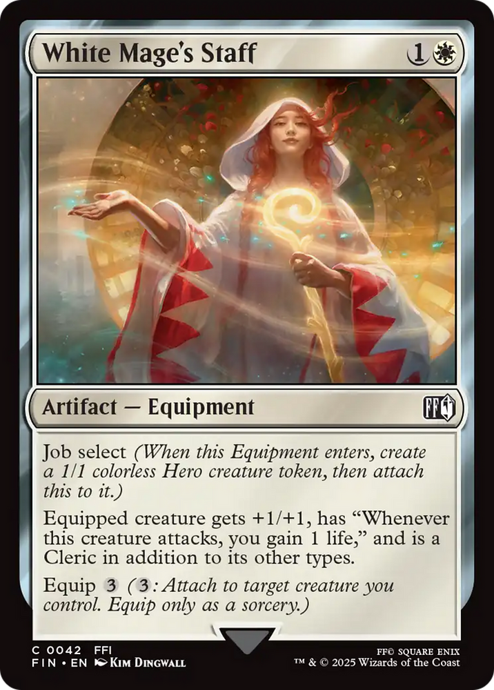 White Mage's Staff [FINAL FANTASY] Magic: The Gathering