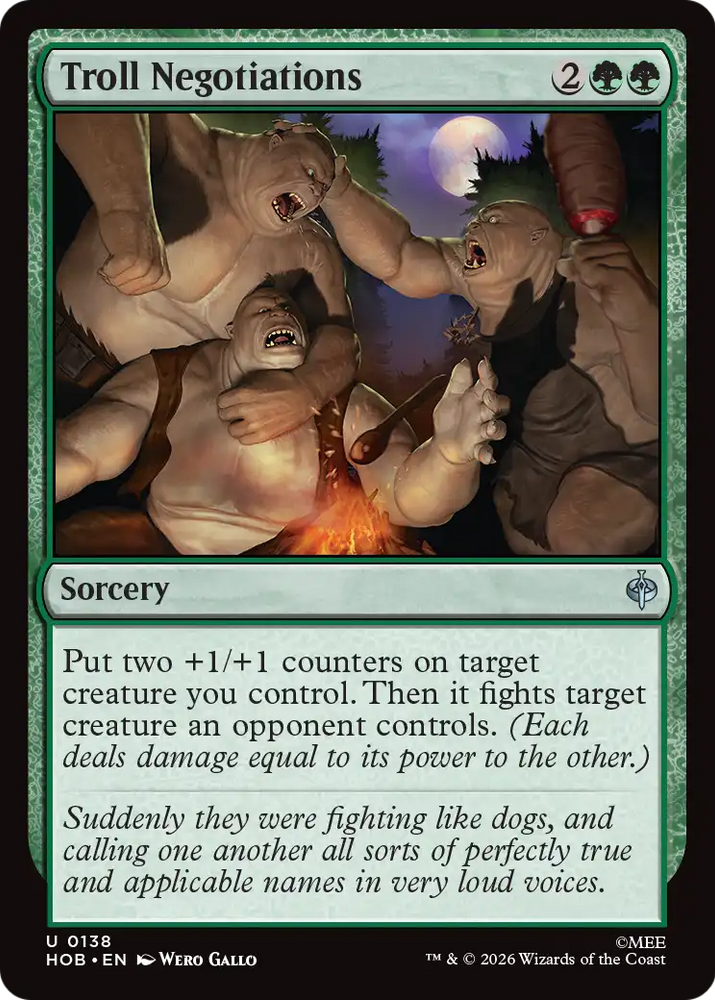 Troll Negotiations [The Hobbit] Magic: The Gathering