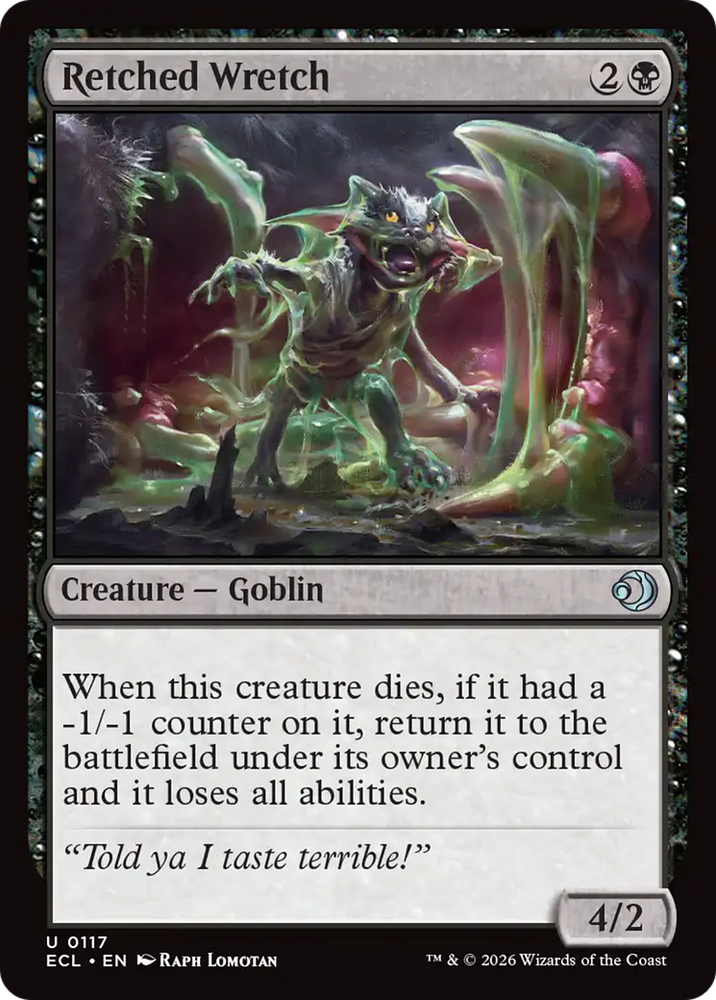 Retched Wretch [Lorwyn Eclipsed] Magic: The Gathering