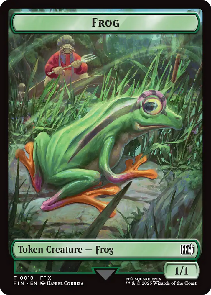 Hero (0009) // Frog Double-Sided Token [FINAL FANTASY Tokens] Magic: The Gathering