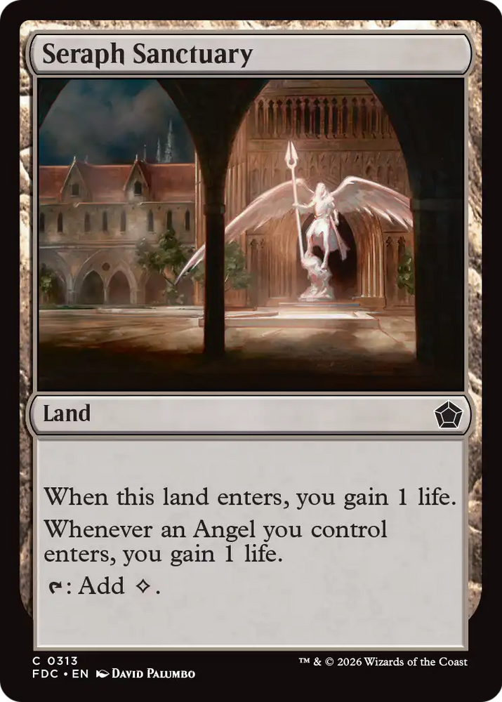 Seraph Sanctuary [Foundations Commander] Magic: The Gathering
