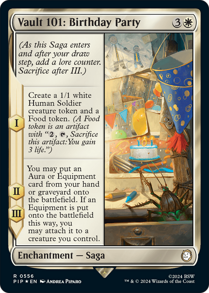 Vault 101: Birthday Party (Surge Foil) [Fallout] Magic: The Gathering
