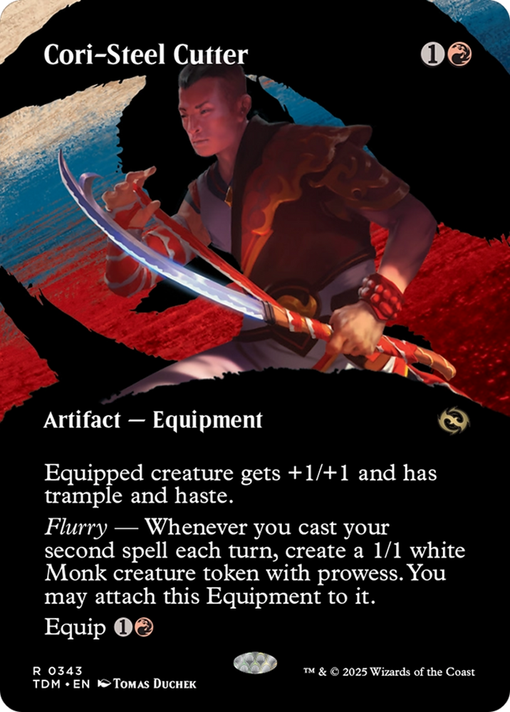 Cori-Steel Cutter (Borderless) [Tarkir: Dragonstorm] Magic: The Gathering