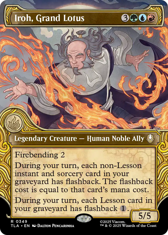 Iroh, Grand Lotus (Showcase) [Avatar: The Last Airbender] Magic: The Gathering