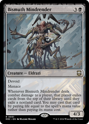 Bismuth Mindrender (Ripple Foil) [Modern Horizons 3 Commander] Magic: The Gathering