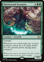 Shriekwood Devourer (Extended Art) [Duskmourn: House of Horror Commander] Magic: The Gathering