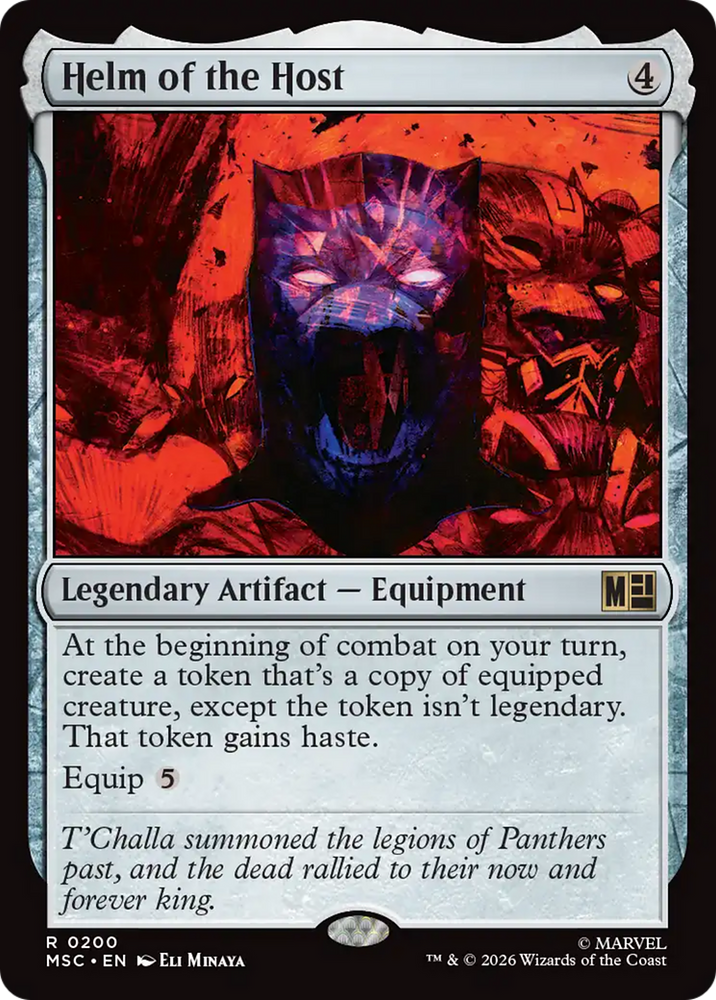 Helm of the Host (Surge Foil) [Marvel Super Heroes Commander] Magic: The Gathering