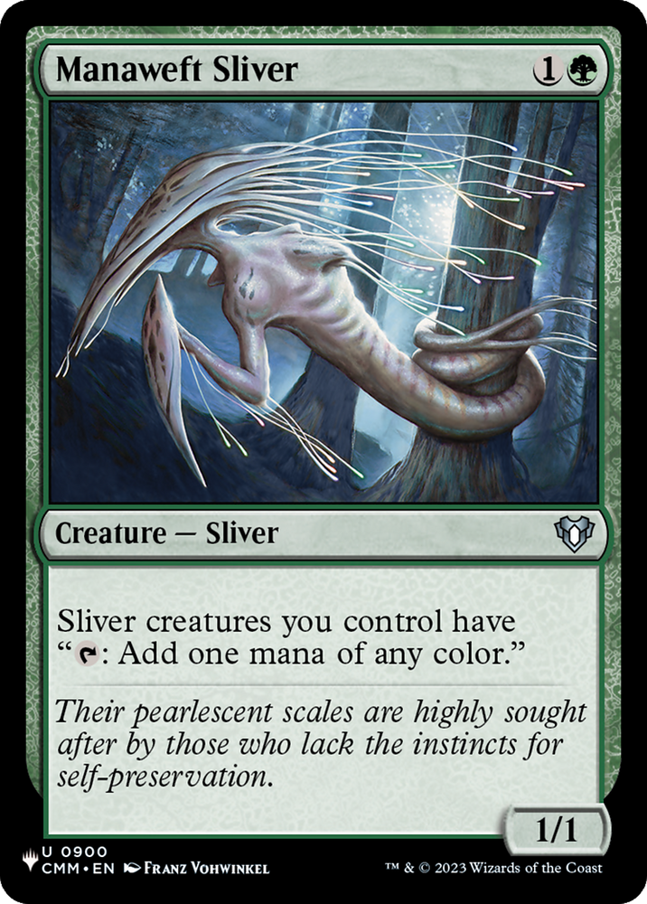 Manaweft Sliver (CMM) [The List] Magic: The Gathering