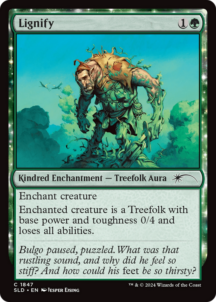 Lignify [Secret Lair Drop Series] Magic: The Gathering