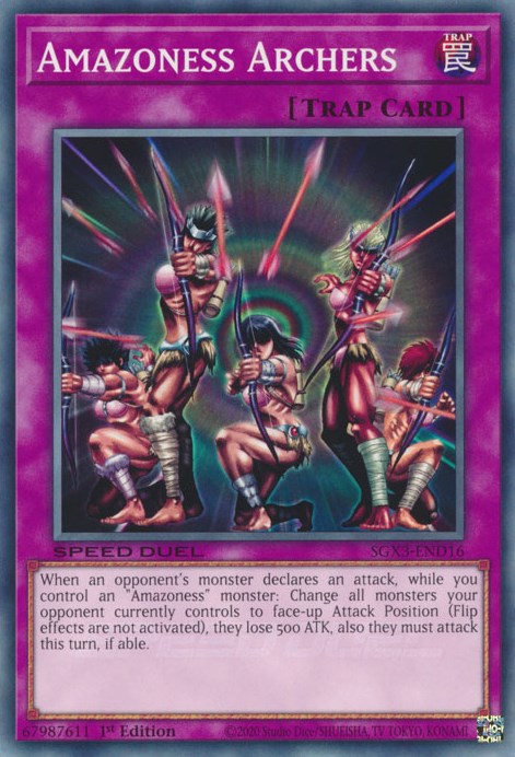 Amazoness Archers [SGX3-END16] Common Yu-Gi-Oh!