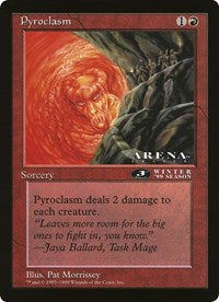 Pyroclasm (Oversized) [Oversize Cards] Magic: The Gathering
