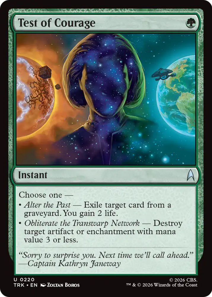 Test of Courage [Star Trek] Magic: The Gathering